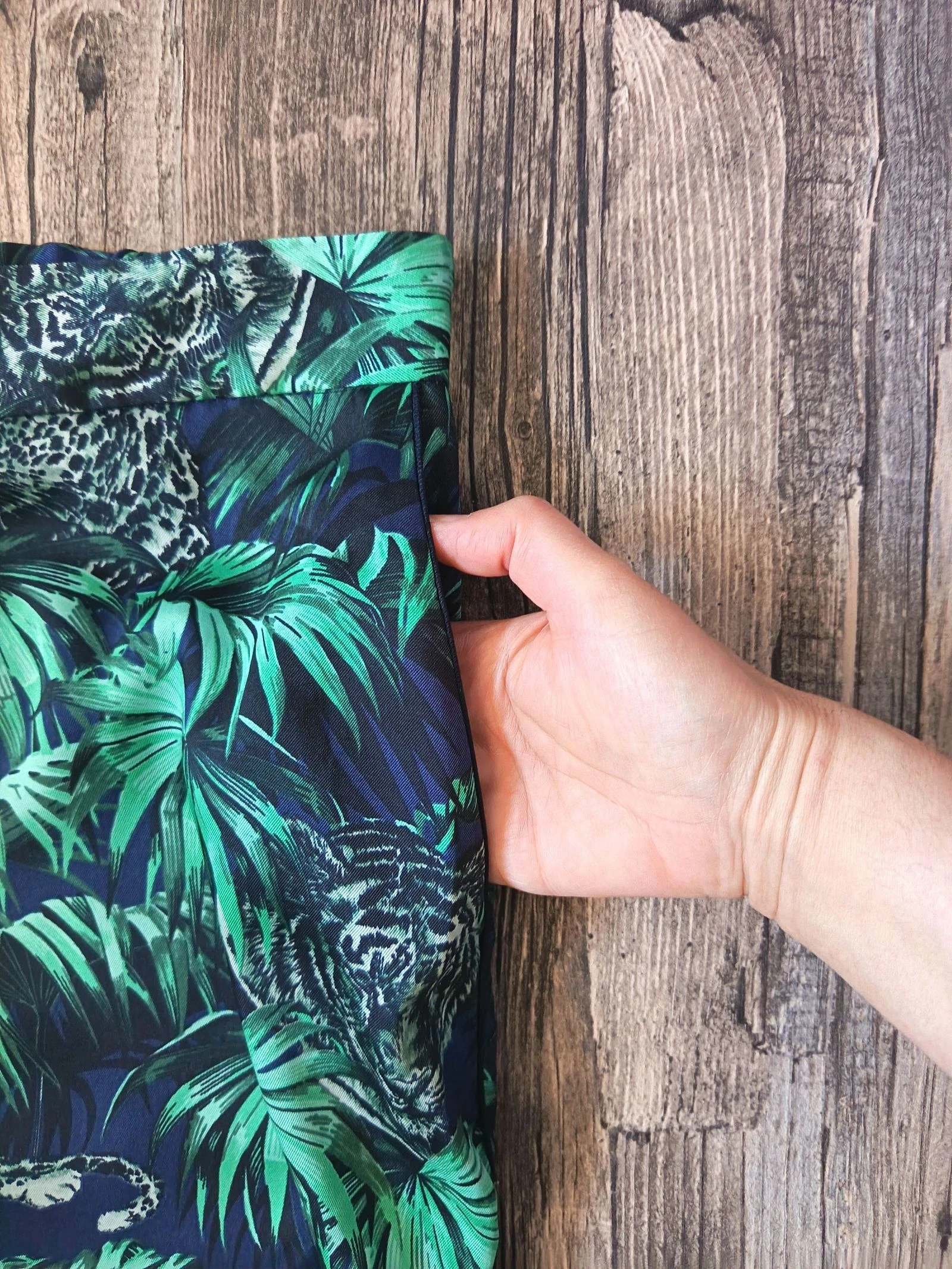 Tropische printbroek ♡ ZARA * Maat L – photo 8